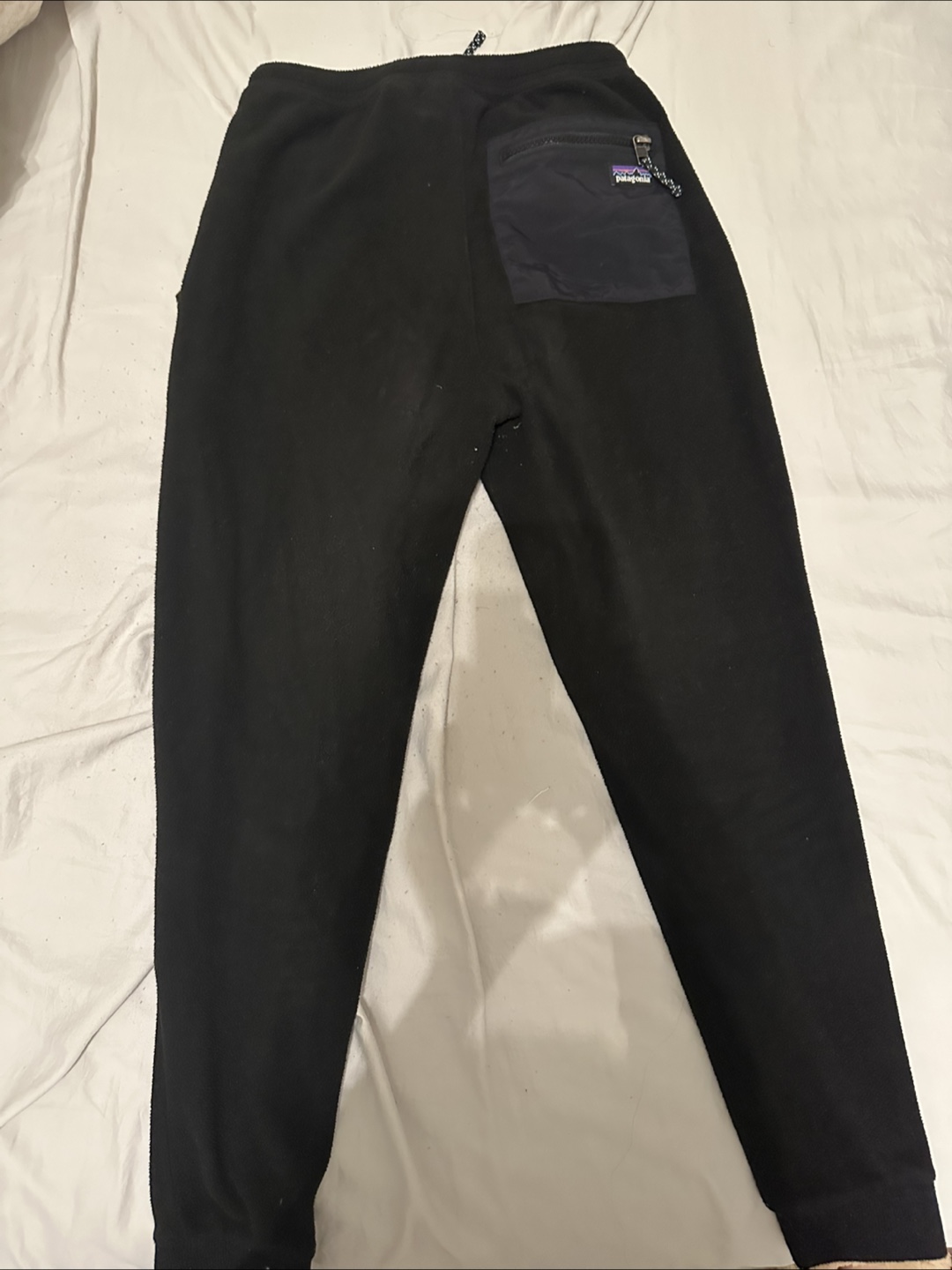 Patagonia Black Fleece Pants Size L 12 - photo 2
