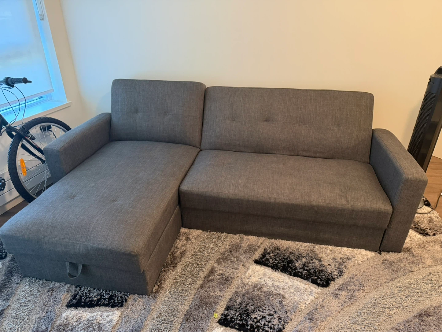 Grey Sofa with Storage