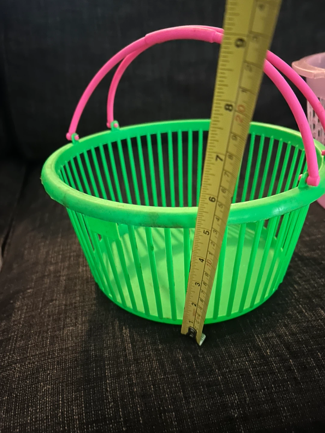 Plastic Baskets - Green and Pink - photo 4