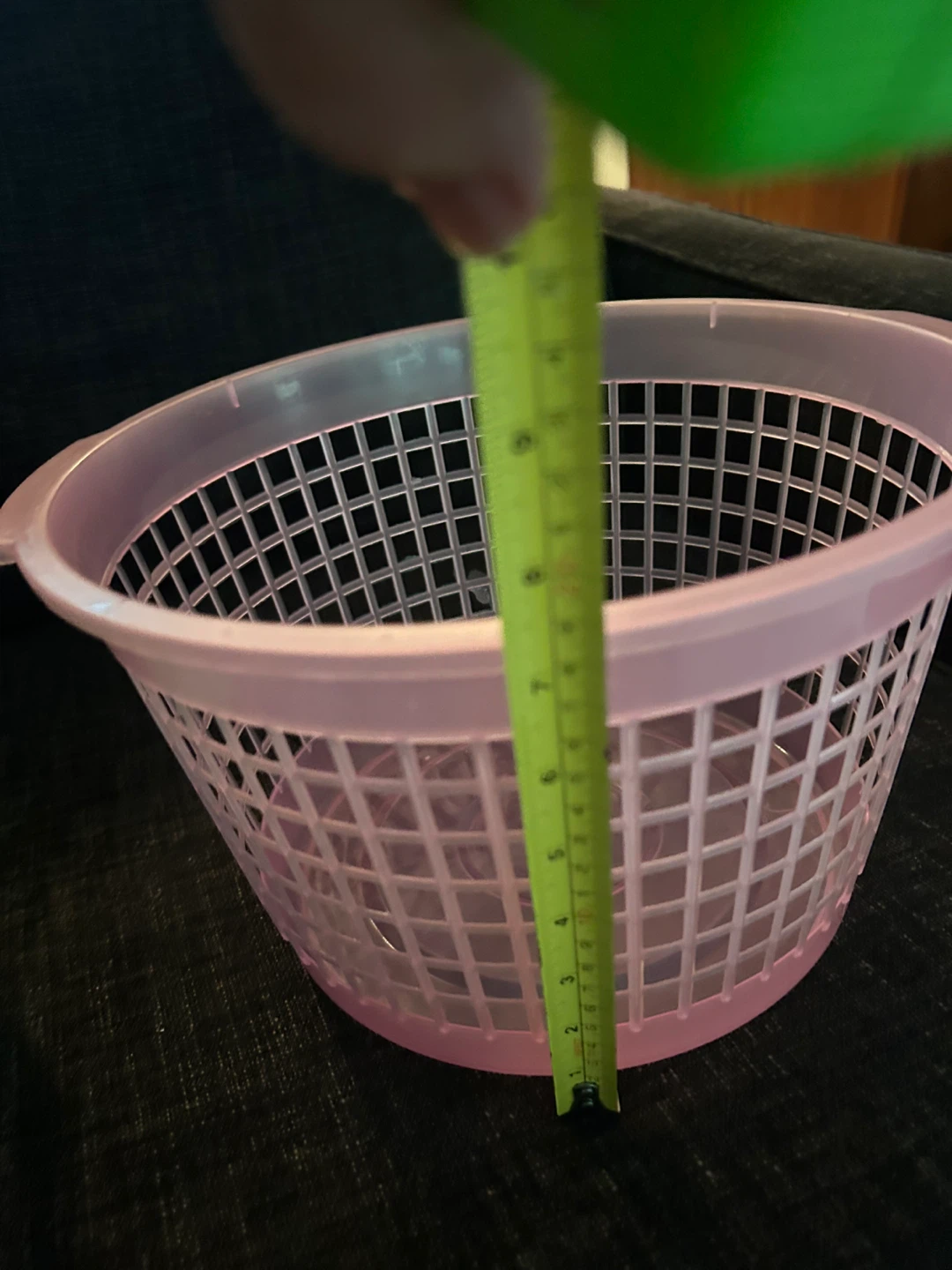 Plastic Baskets - Green and Pink - photo 3