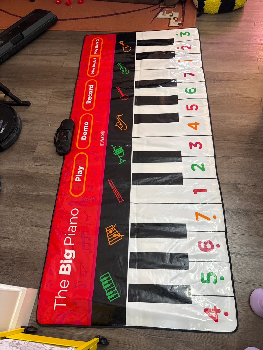 The Big Piano Play Mat with Musical Instruments - photo 2