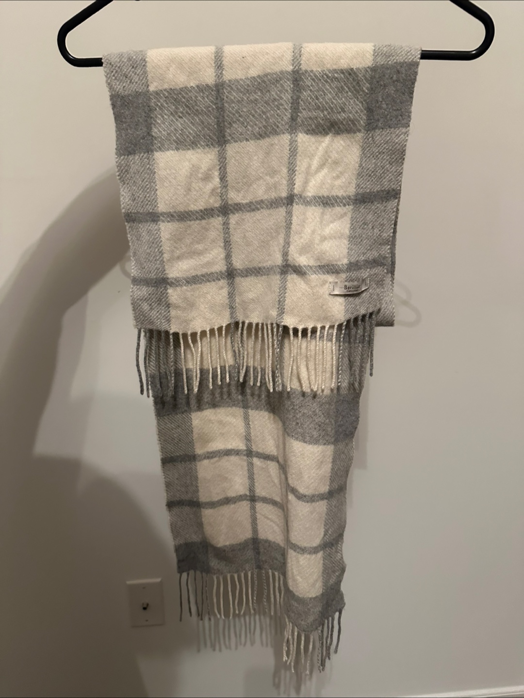 Berillio Collection Plaid Scarf