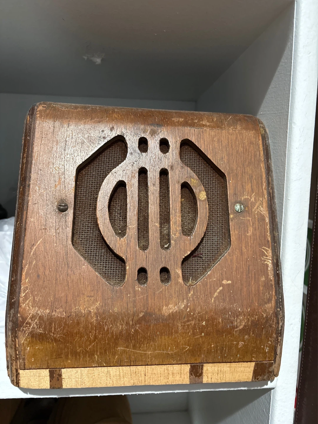 Vintage Wooden Speaker Cabinet - photo 5