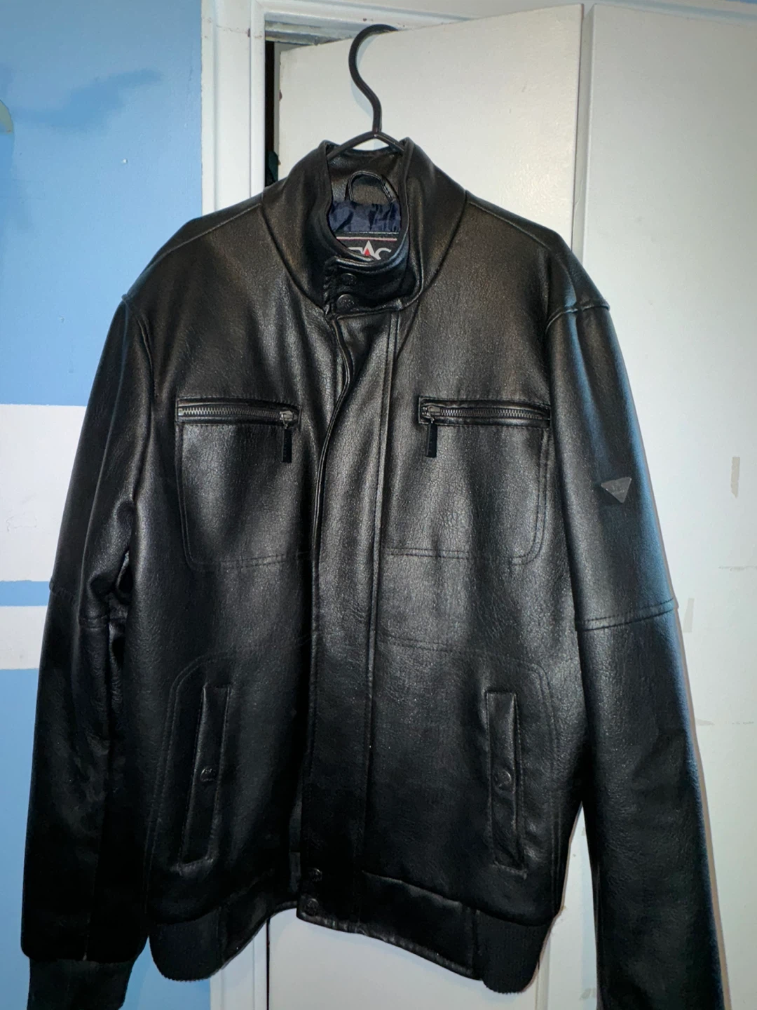 Lambskin nappa leather jacket