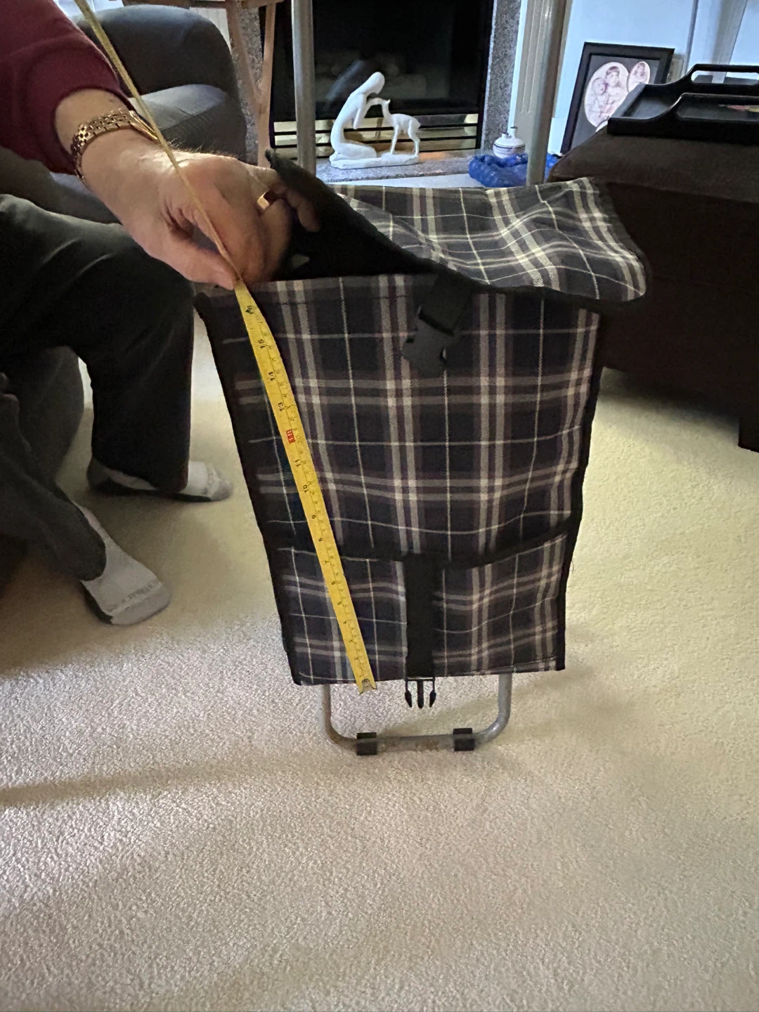 Tartan Shopping Trolley Bag - photo 2
