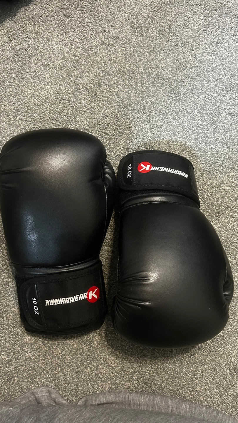 Kimurawear Black 10 oz Boxing Gloves