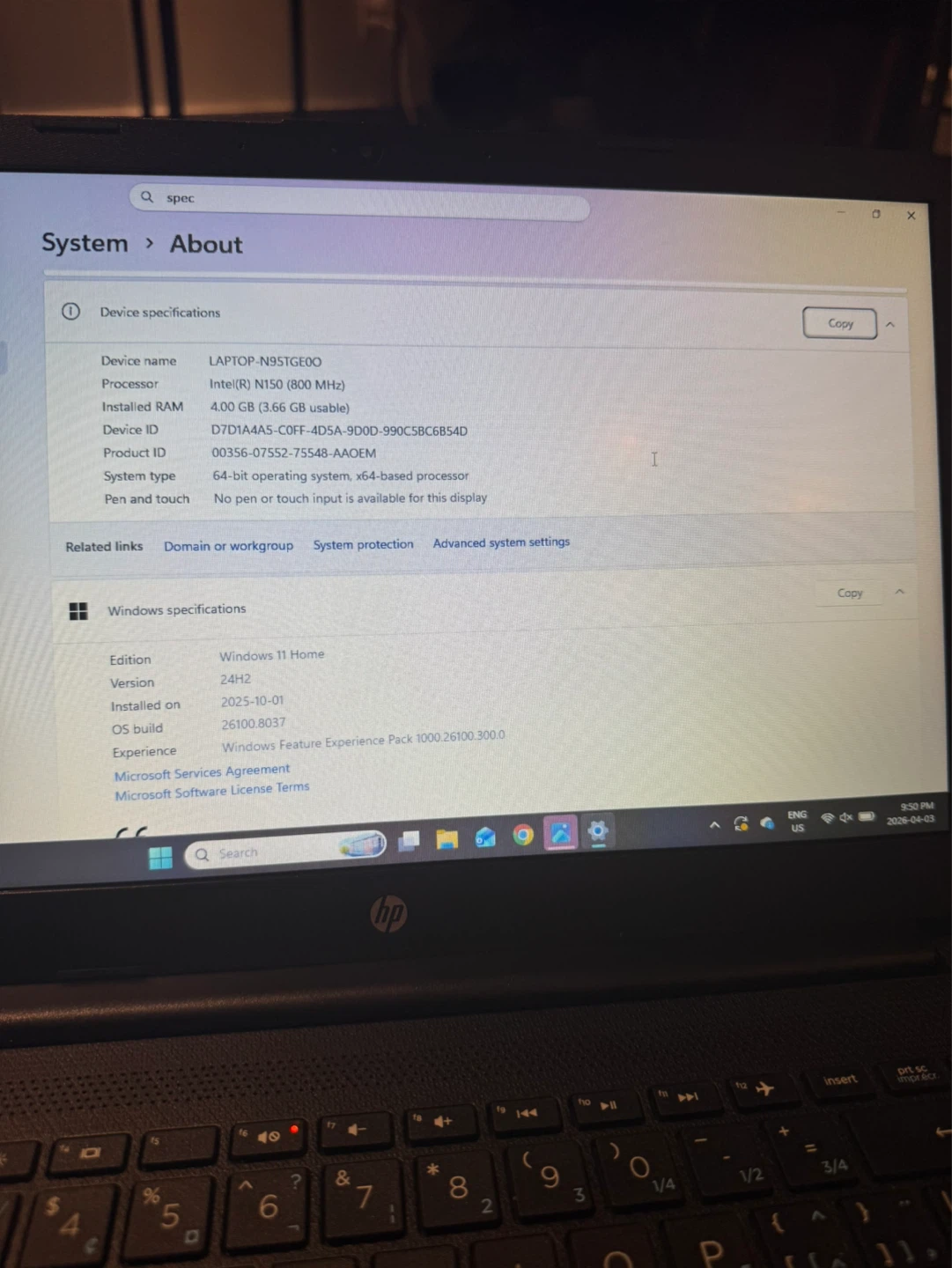 HP Laptop 14" Windows 11 - photo 3