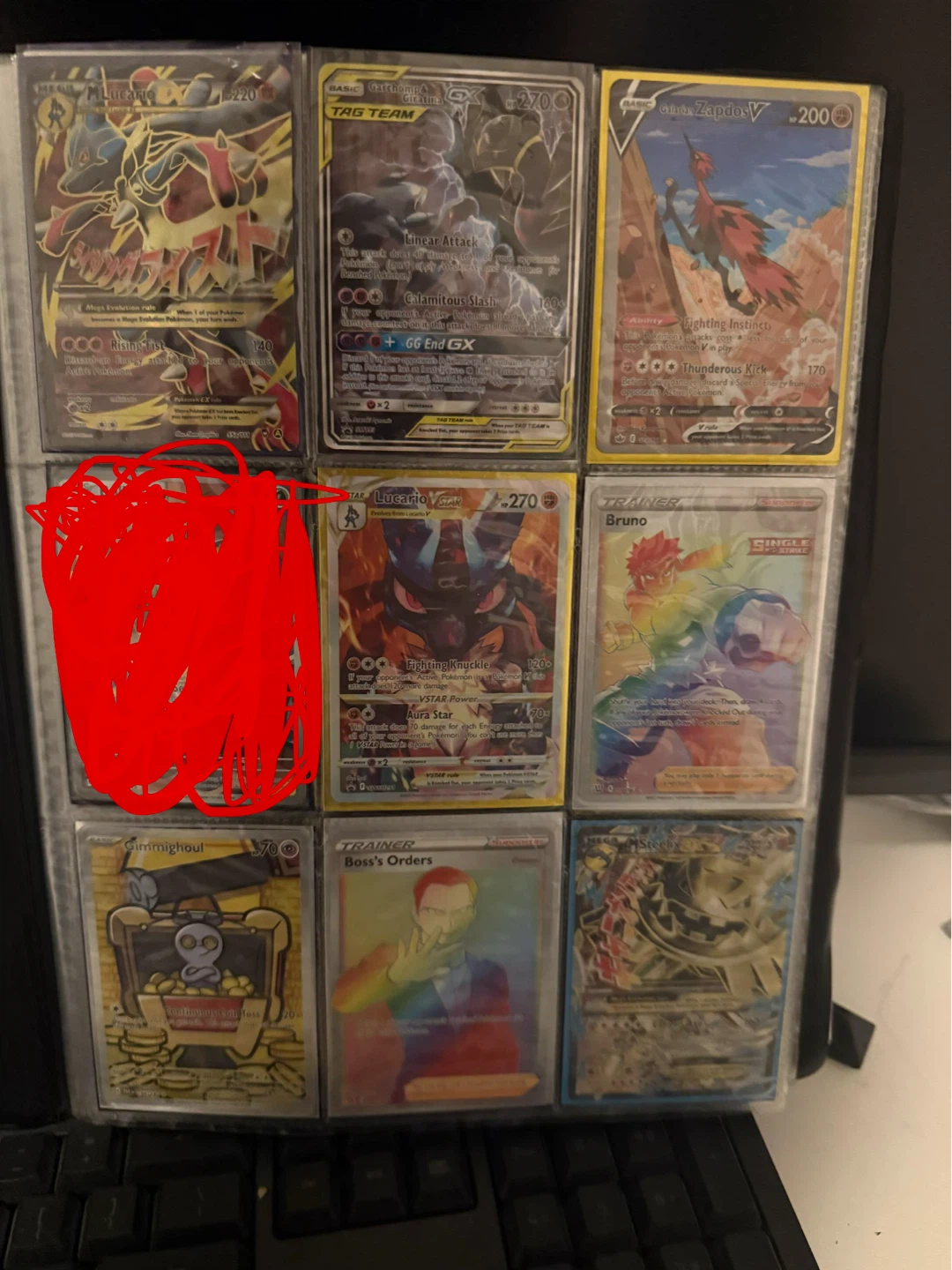Assorted Pokemon Trading Cards