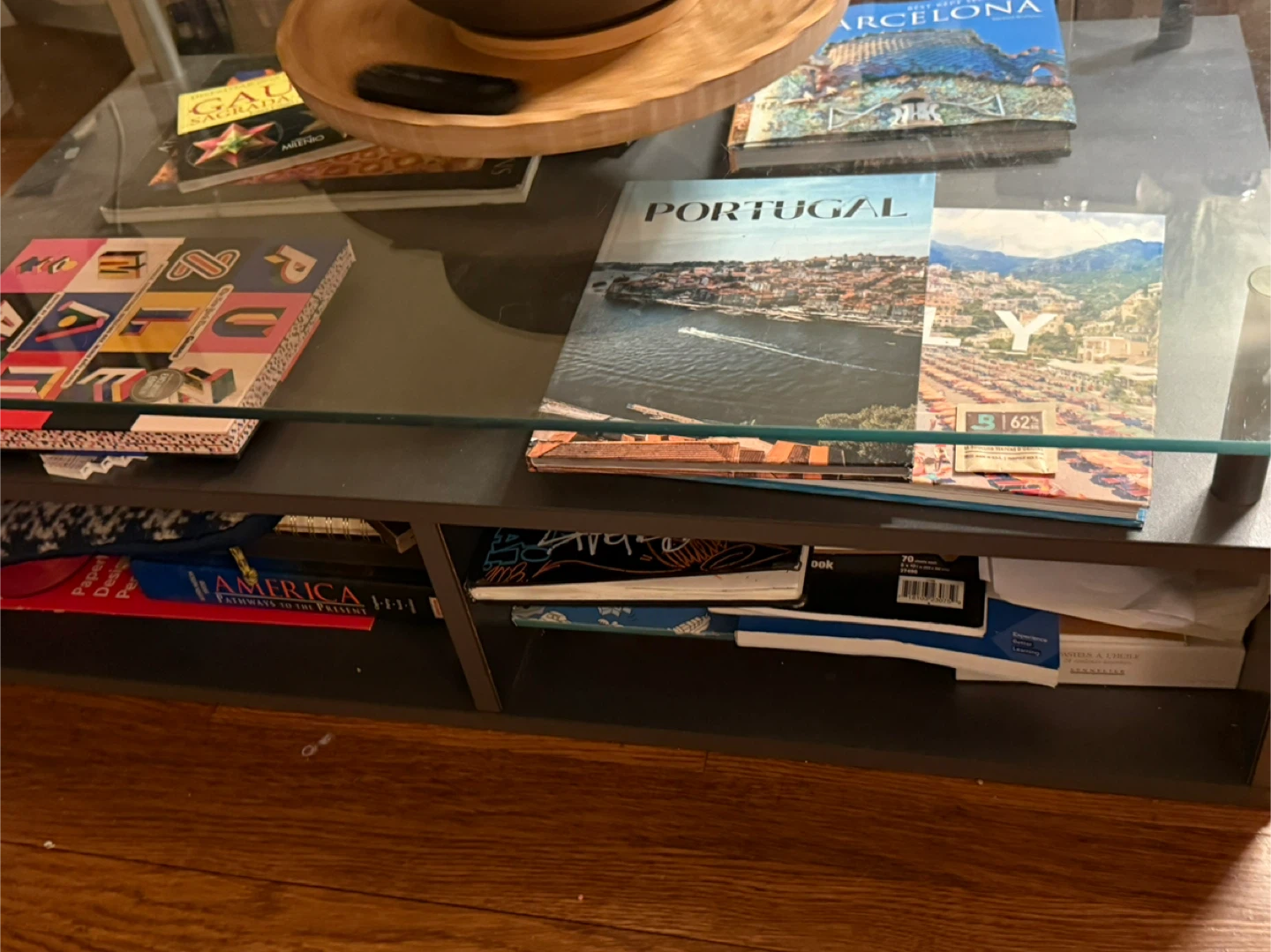 glass coffee table - photo 3
