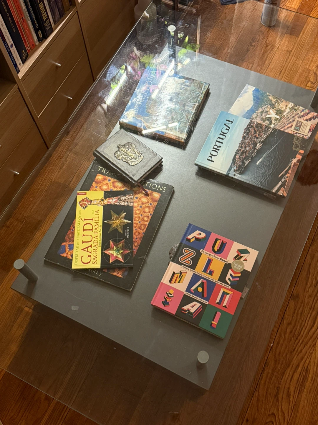 glass coffee table