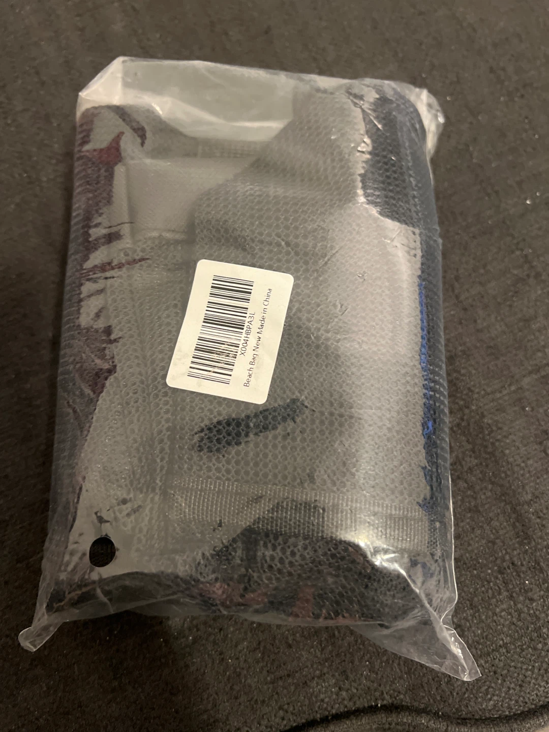 Black mesh beach bag - photo 2
