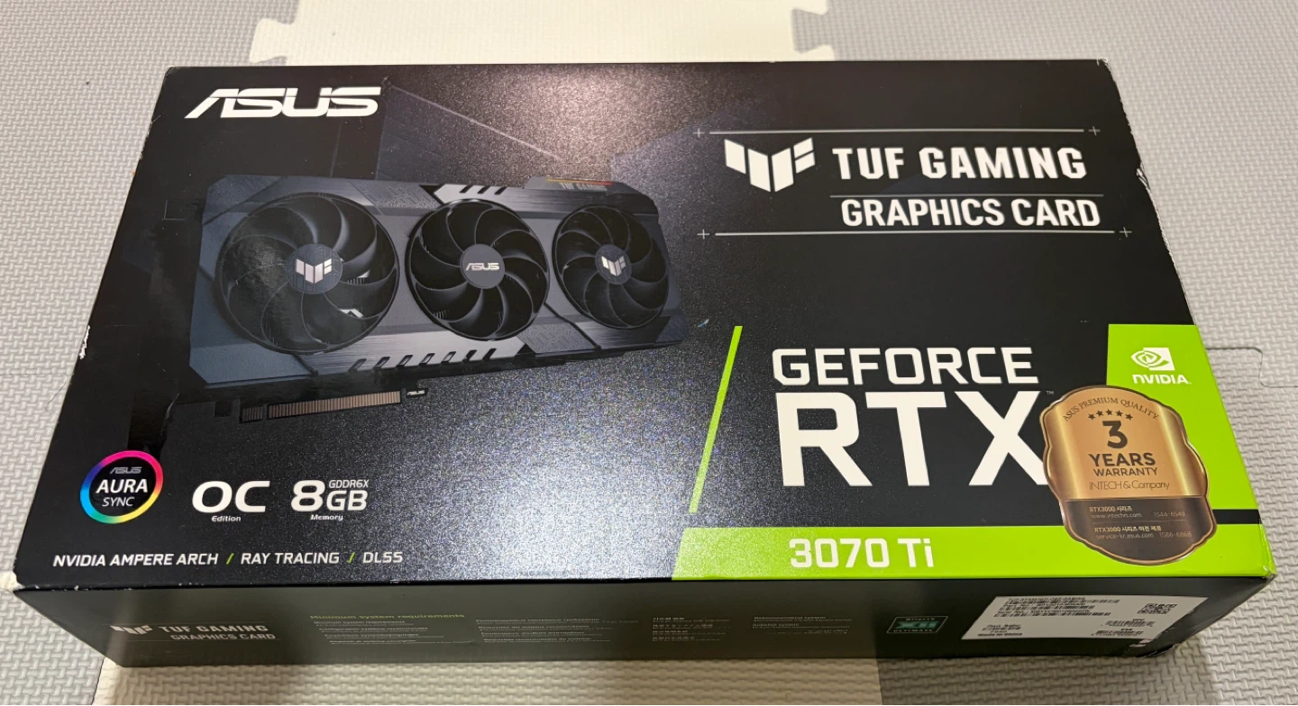 ASUS TUF Gaming GeForce RTX 3070 Ti OC 8GB GDDR6X Graphics Card - photo 4