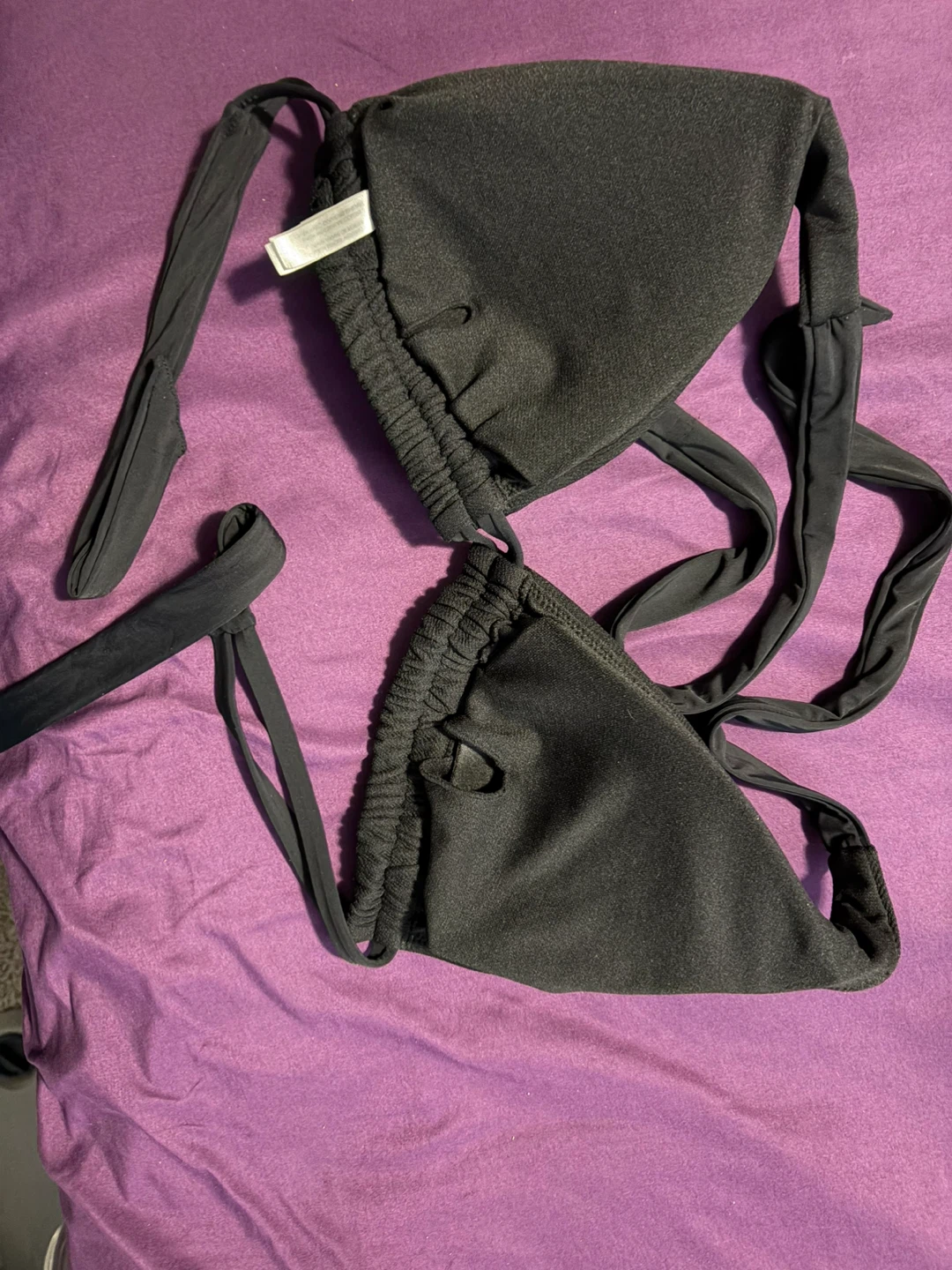 La Vien Rose Black Bikini Top - photo 2