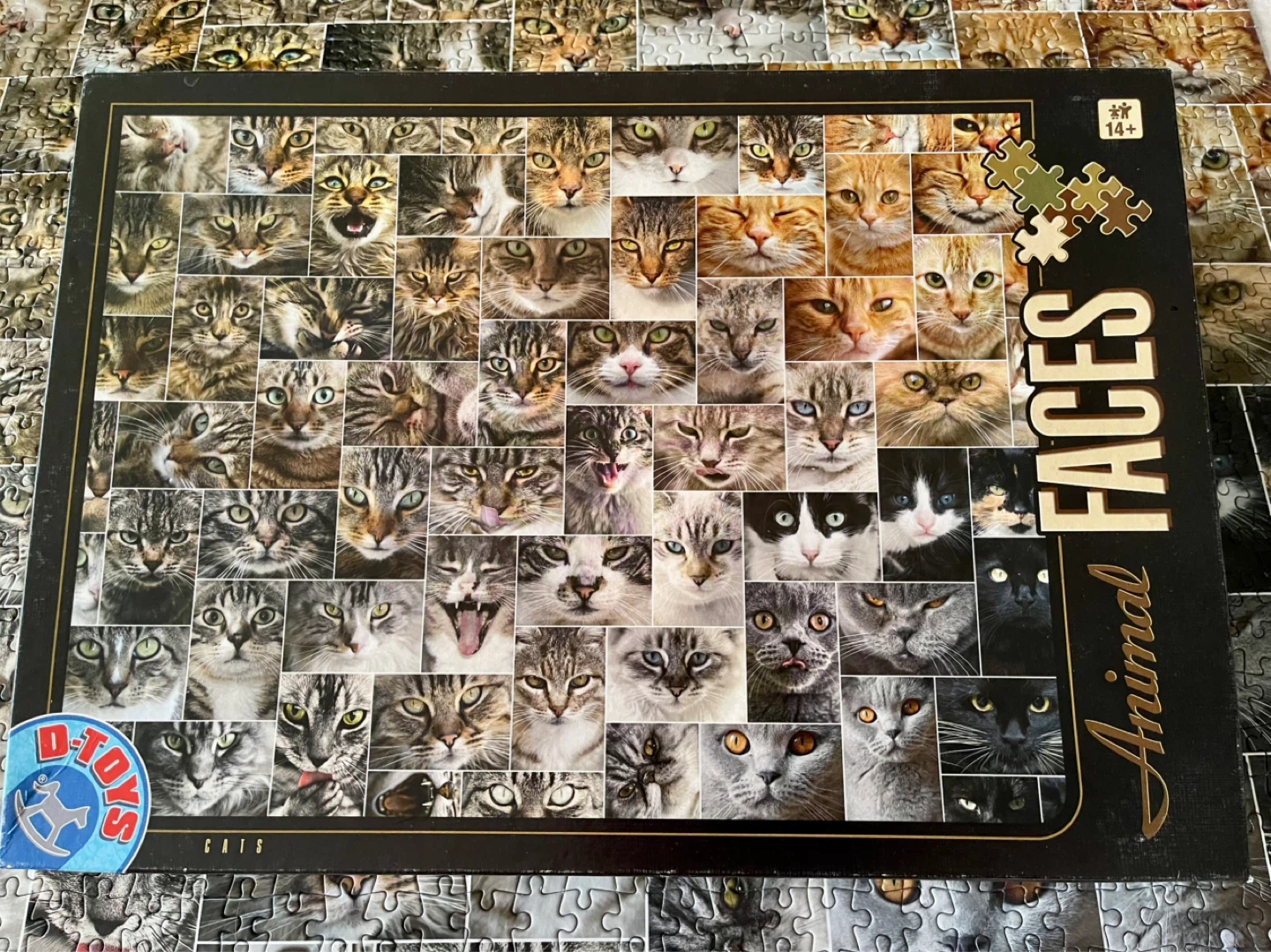 D-Toys Animal Faces Cats Jigsaw Puzzle