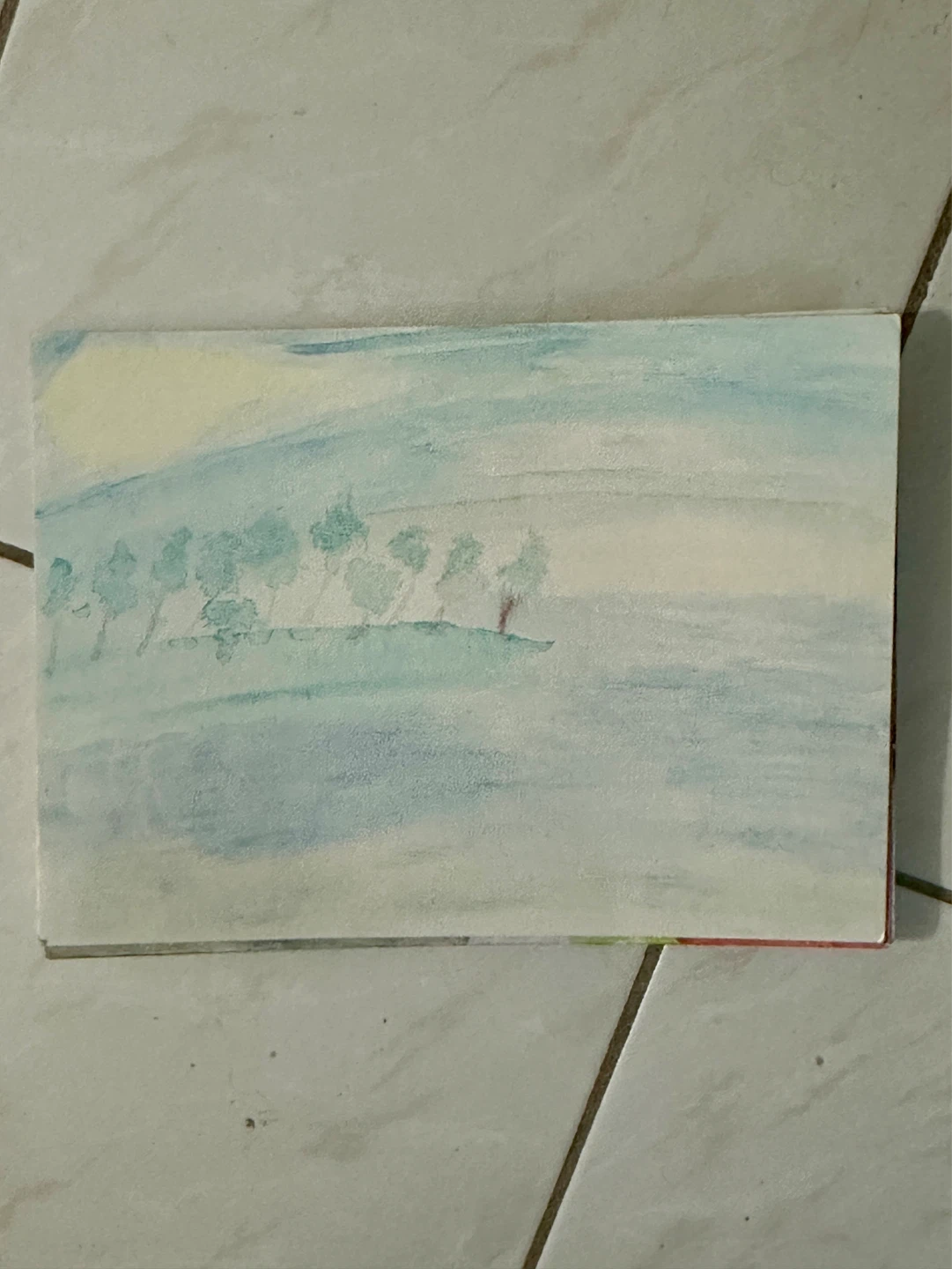 Collection of 7 Original Water Colour Paintings - photo 5