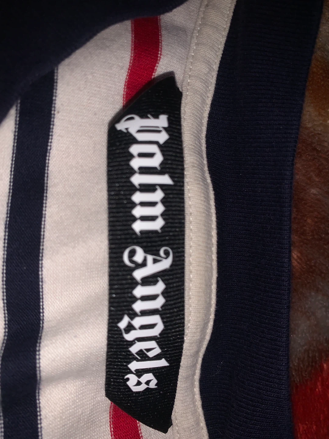 Palm Angels Bear Striped T-Shirt Size M - photo 3