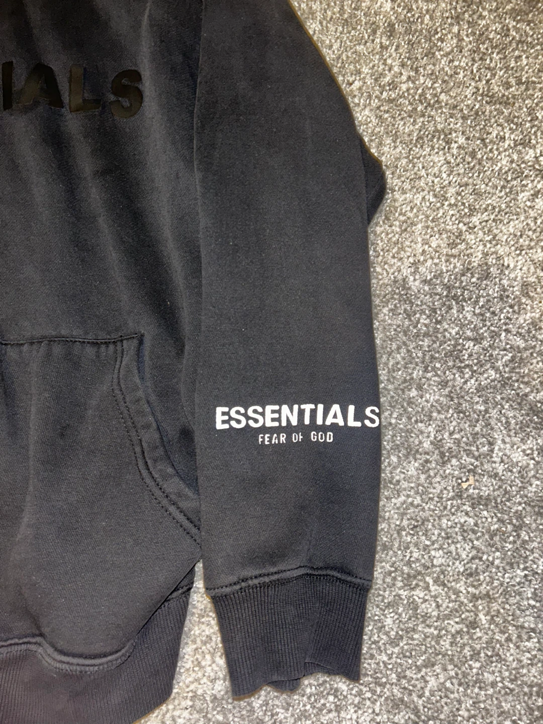 Black Essentials hoodie - photo 2