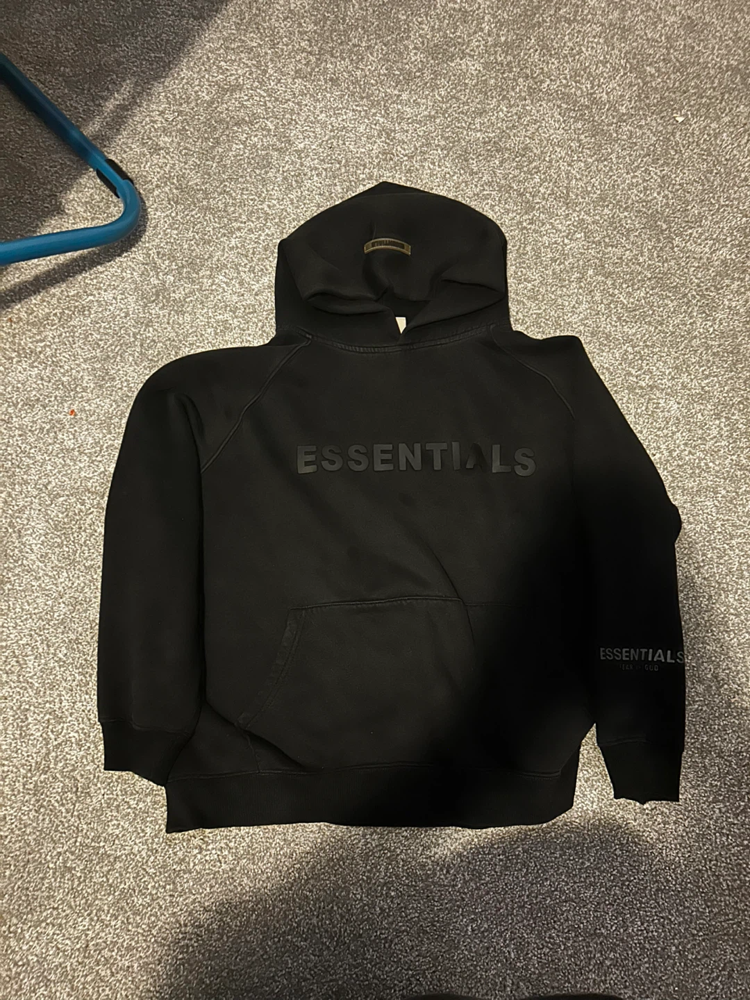 Black Essentials hoodie