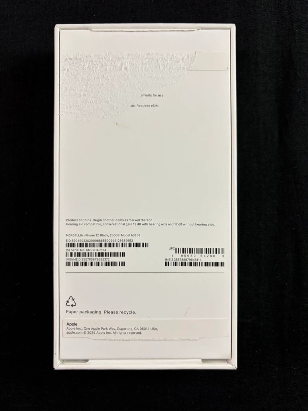 Apple iPhone 17. Box Only. - photo 3