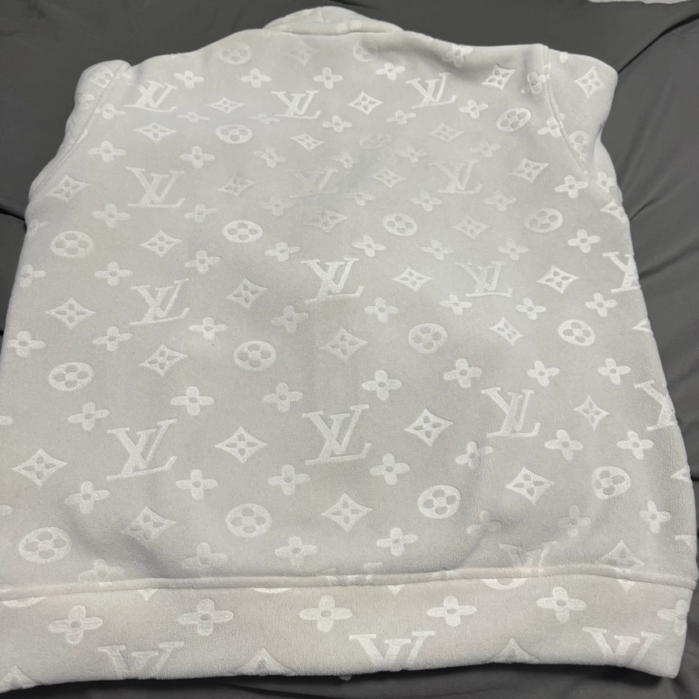Louis Vuitton Monogram Fleece Zip-Up Jacket - XX-Large