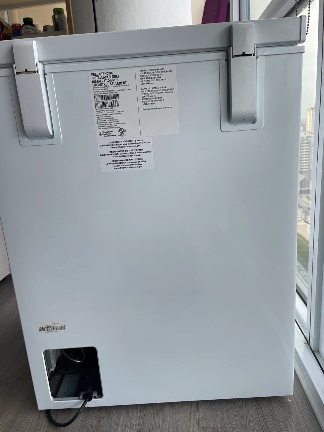 Frigidaire White Chest Freezer - photo 4