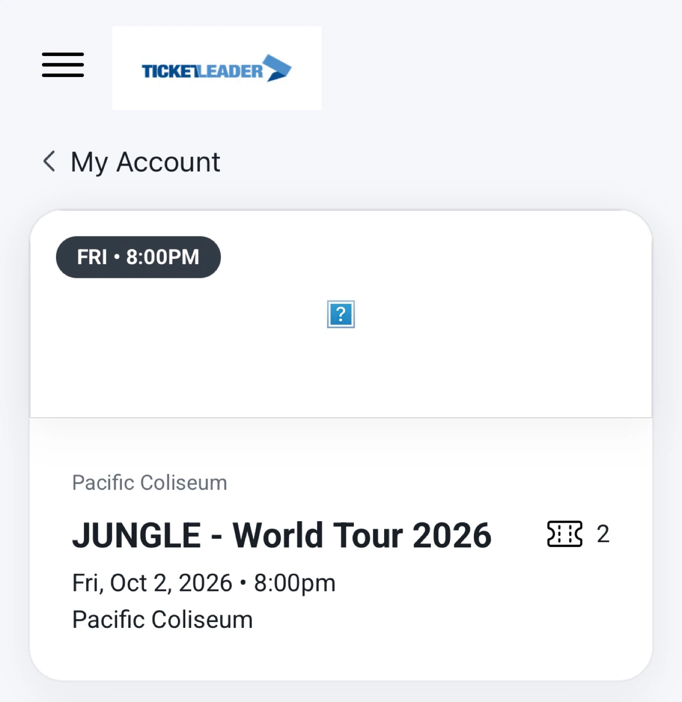 2 JUNGLE - Vancouver Tickets