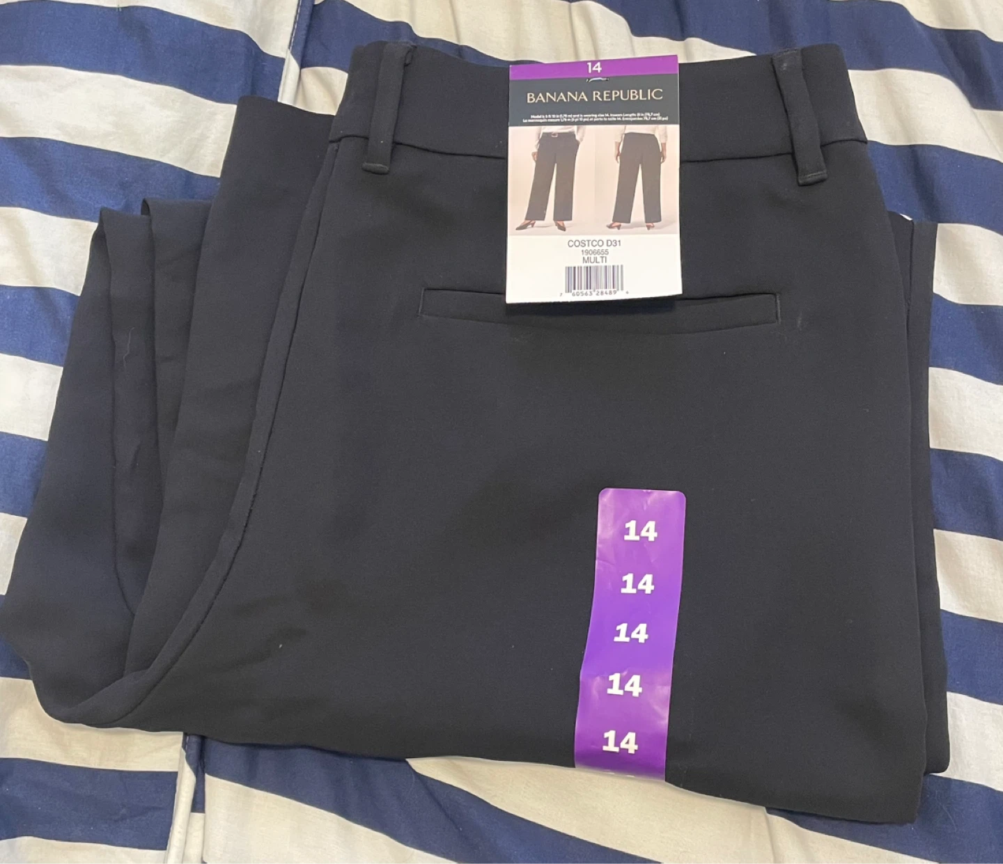 New Banana Republic Black Pants - Size 14 inseam 31” - photo 2