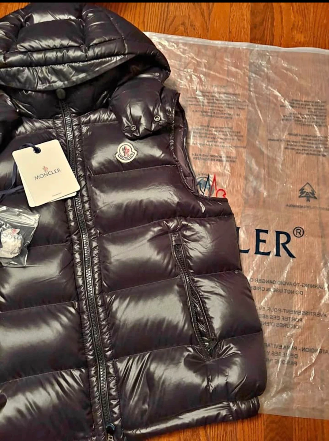 Moncler Down Vest - Black