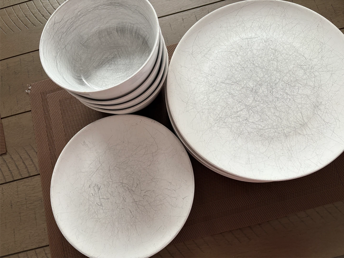 White Dinnerware Set - Plates and Bowls - photo 2