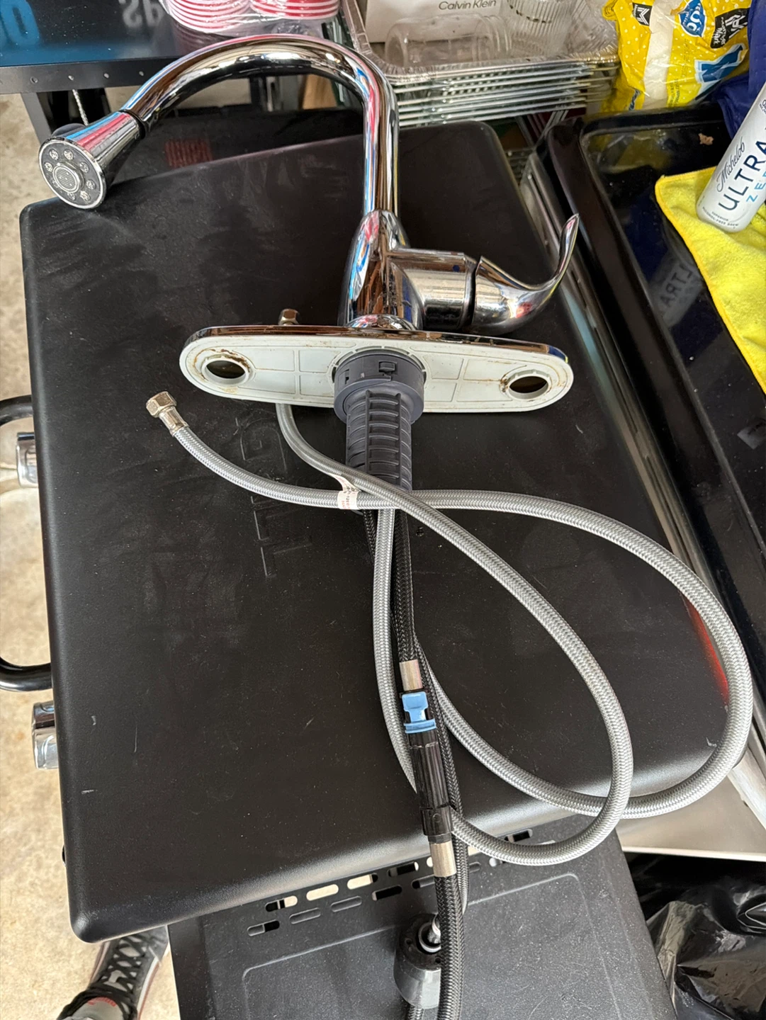 Kitchen Faucet Chrome Pull-Down Sprayer - photo 2