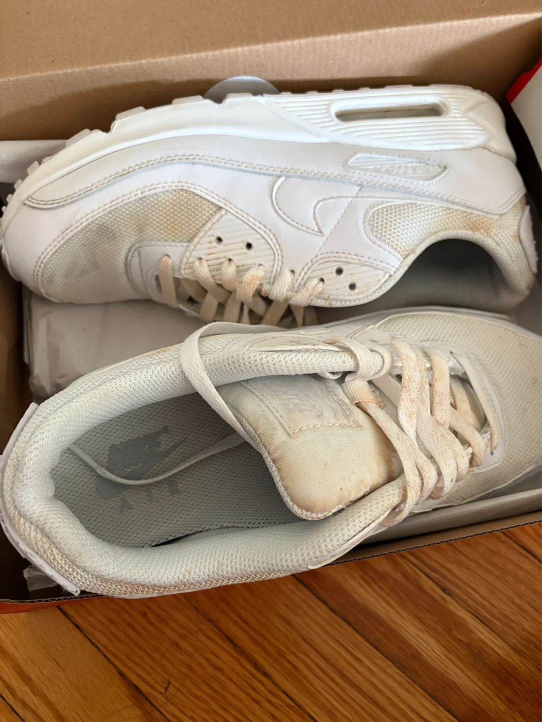 Nike Air Max 90 White Sneakers - photo 2