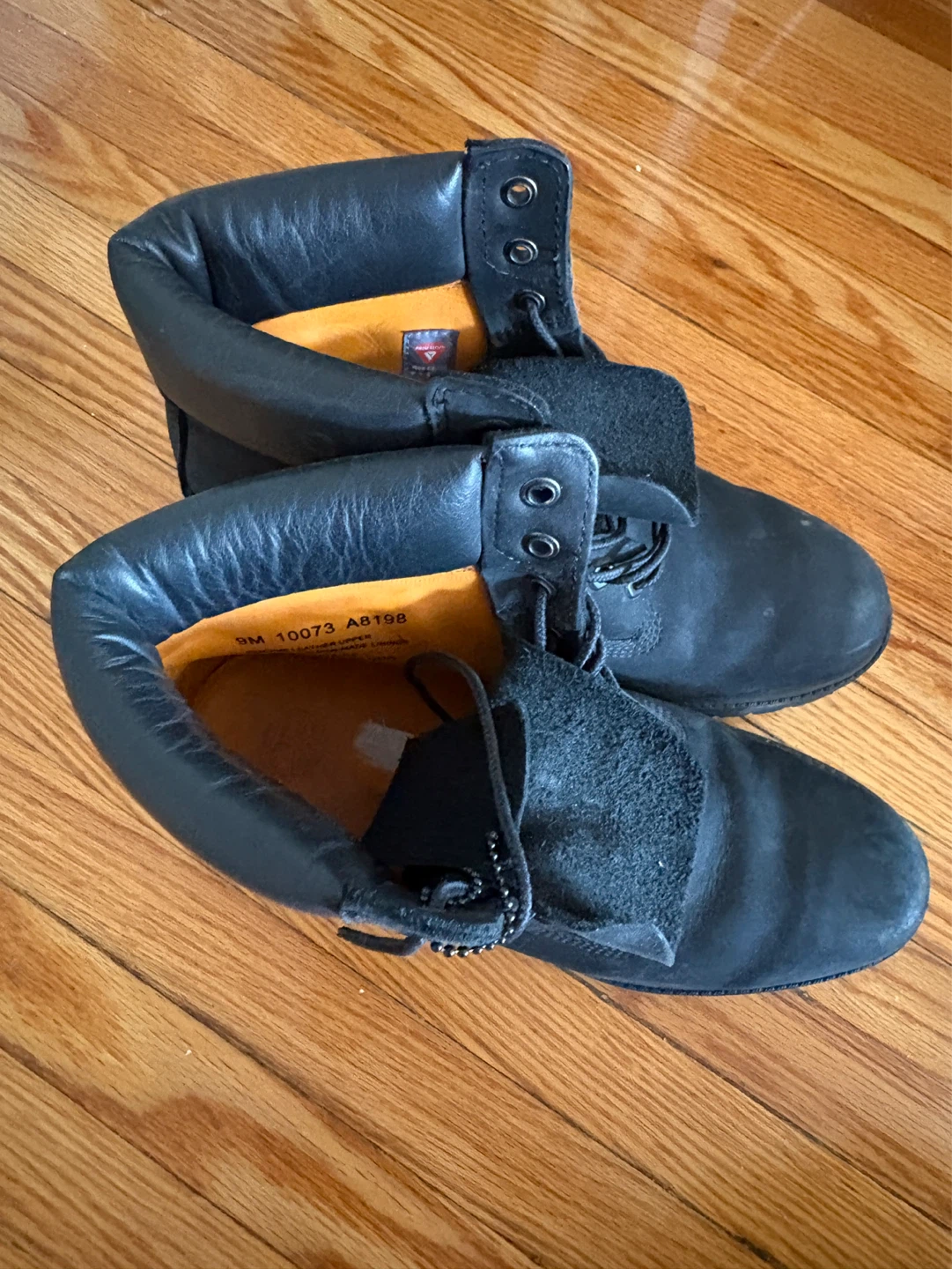 Timberland Black Leather Boots