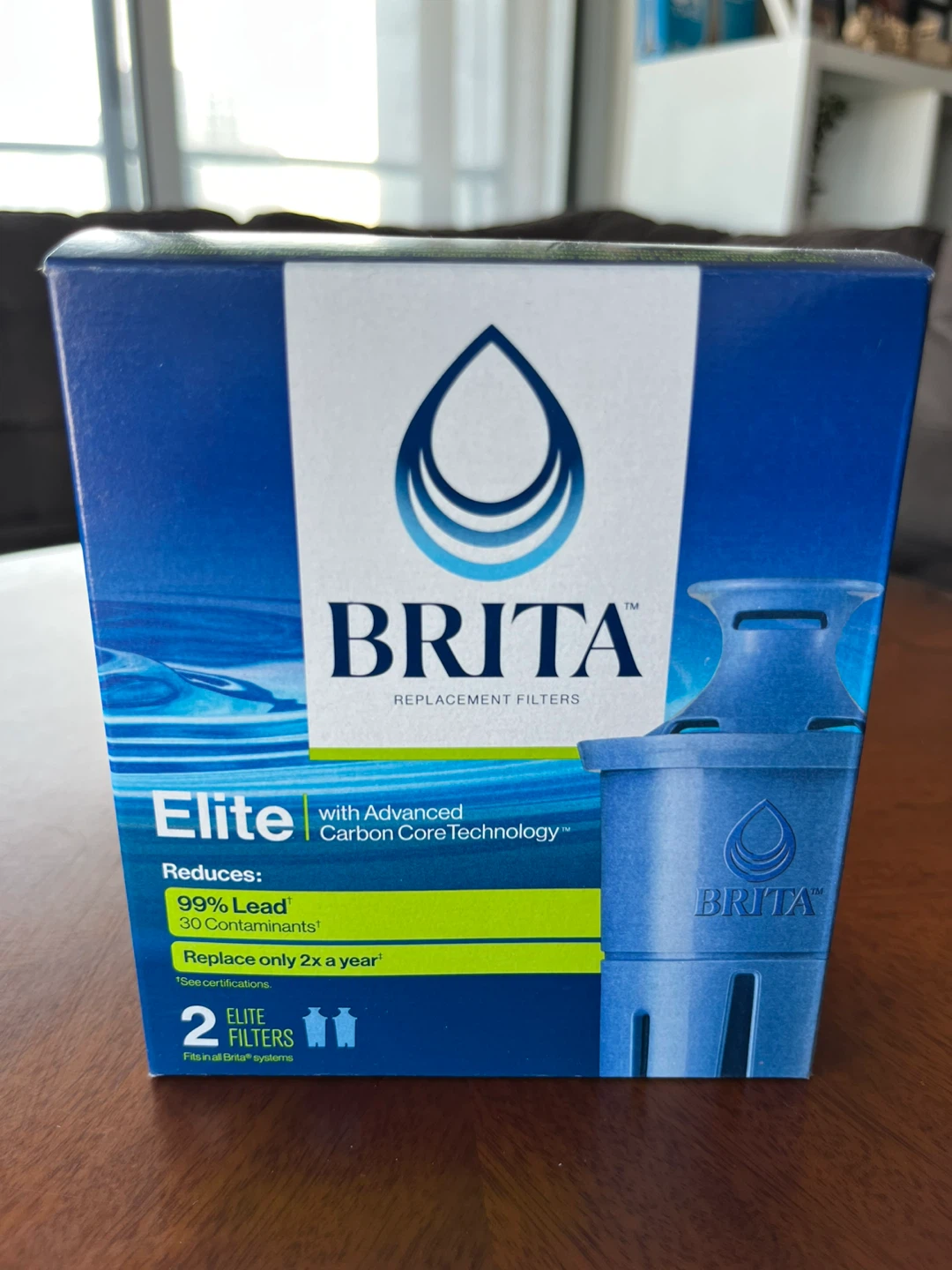 New Brita Elite Replacement Filters - 2 Pack