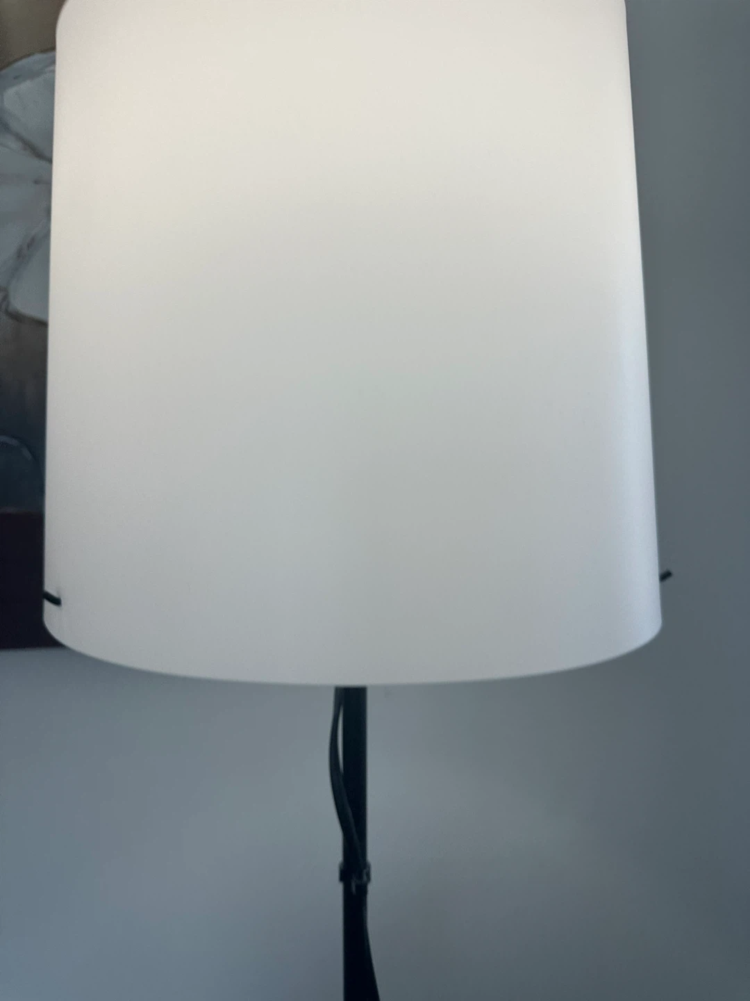 Ikea Black Floor Lamp with White Shade - photo 2