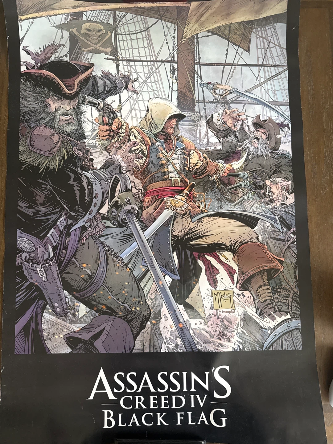 Assassin's Creed IV Black Flag Map Poster