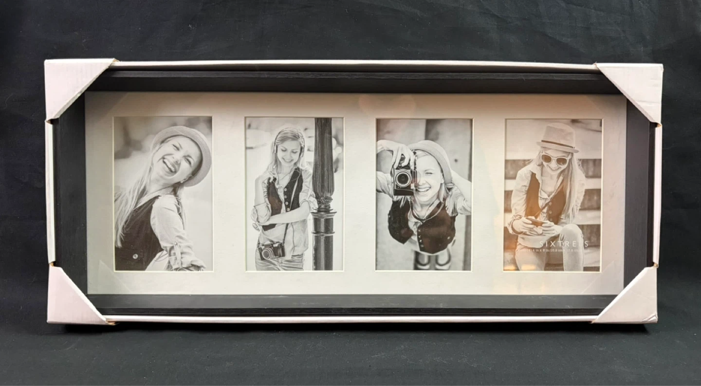SixTrees Multi Photo Frame - Holds 4 4x6 Photos