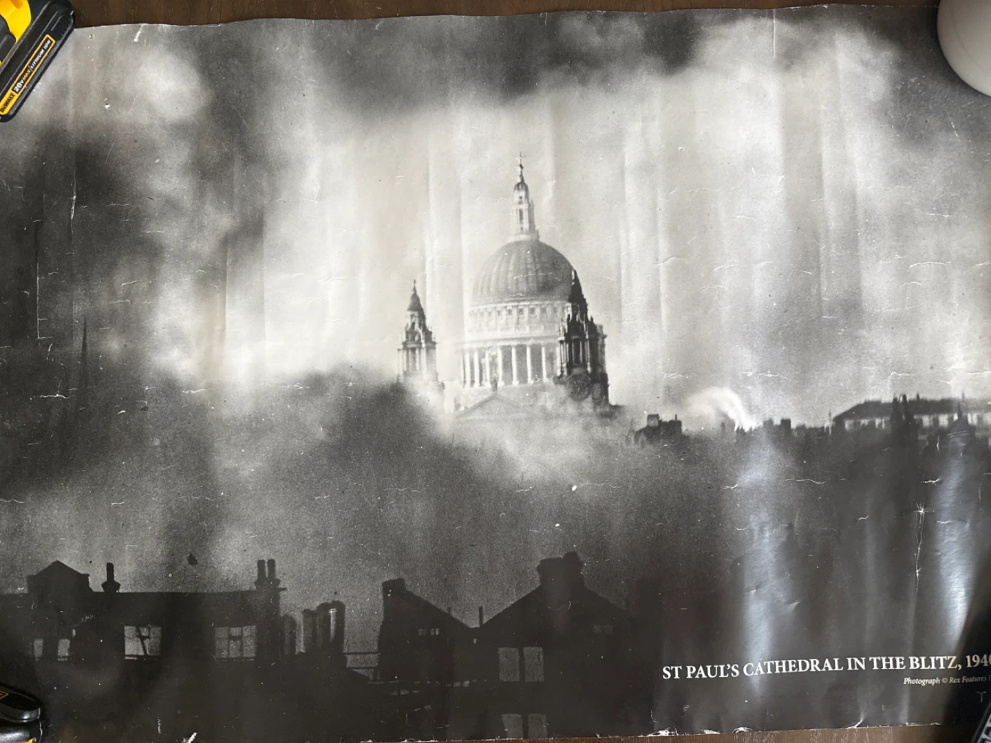 St. Paul's Cathedral in the Blitz, 1940 Photograph