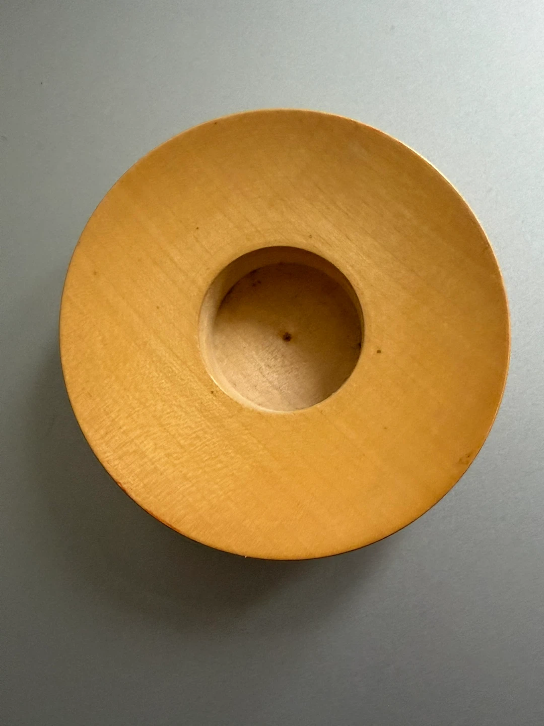 Wood Circular Votive Holder