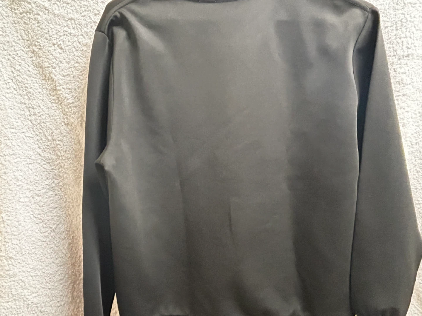Black Long Sleeve Sweatshirt with "Plz Use It" Brain Graphic - photo 2