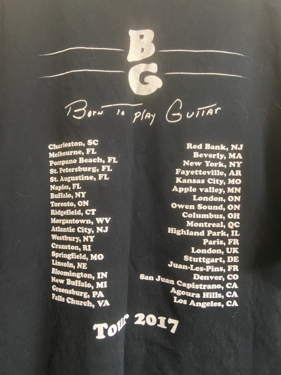 Buddy Guy Born to Play Guitar Tour T-Shirt - photo 2