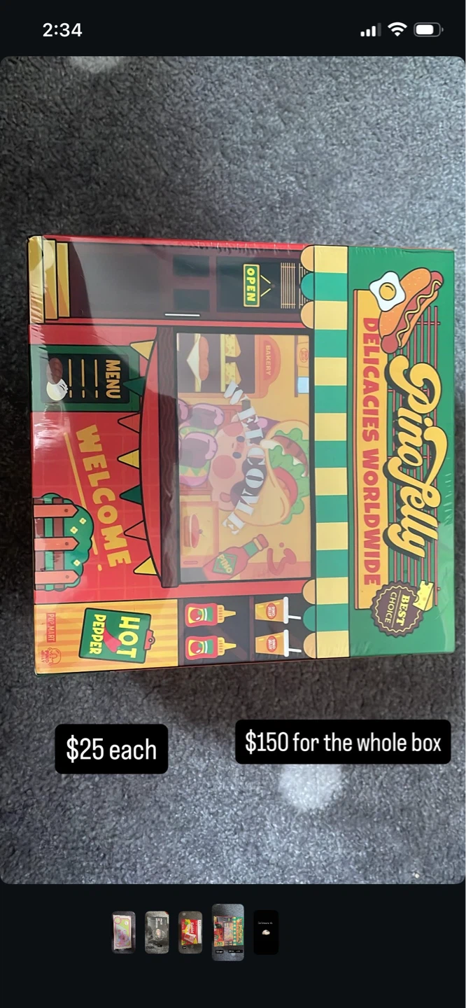 Pop Mart Pino Jelly Delicacies Worldwide Blind Box