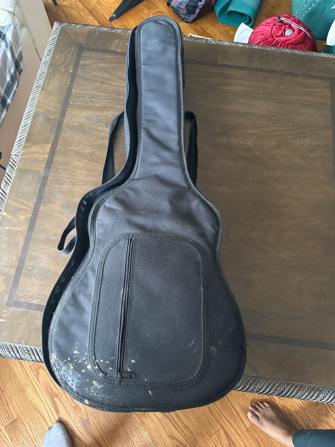 Johnson Blue Acoustic Guitar with Gig Bag - photo 5