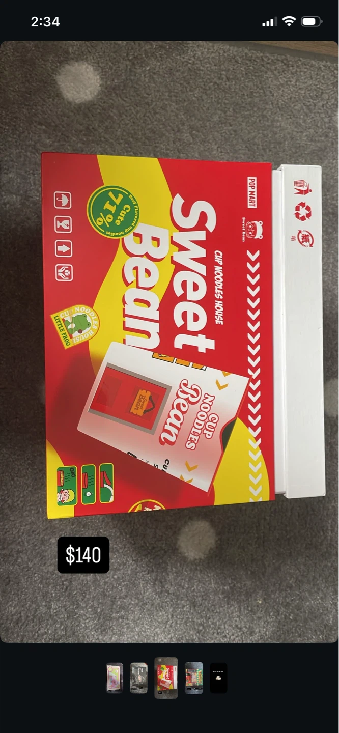 POP MART Sweet Bean Cup Noodles House Blind Box