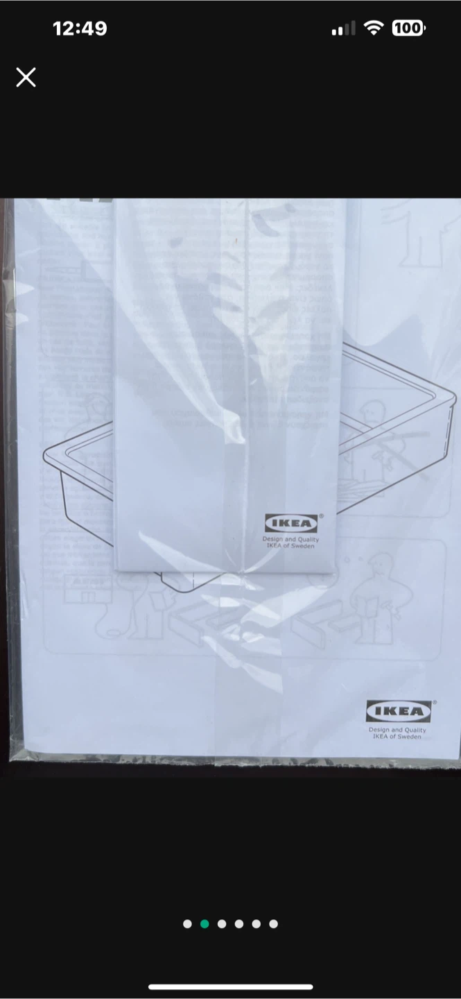 IKEA HAVSEN Apron Front Double Bowl Sink White 37x19" - photo 5
