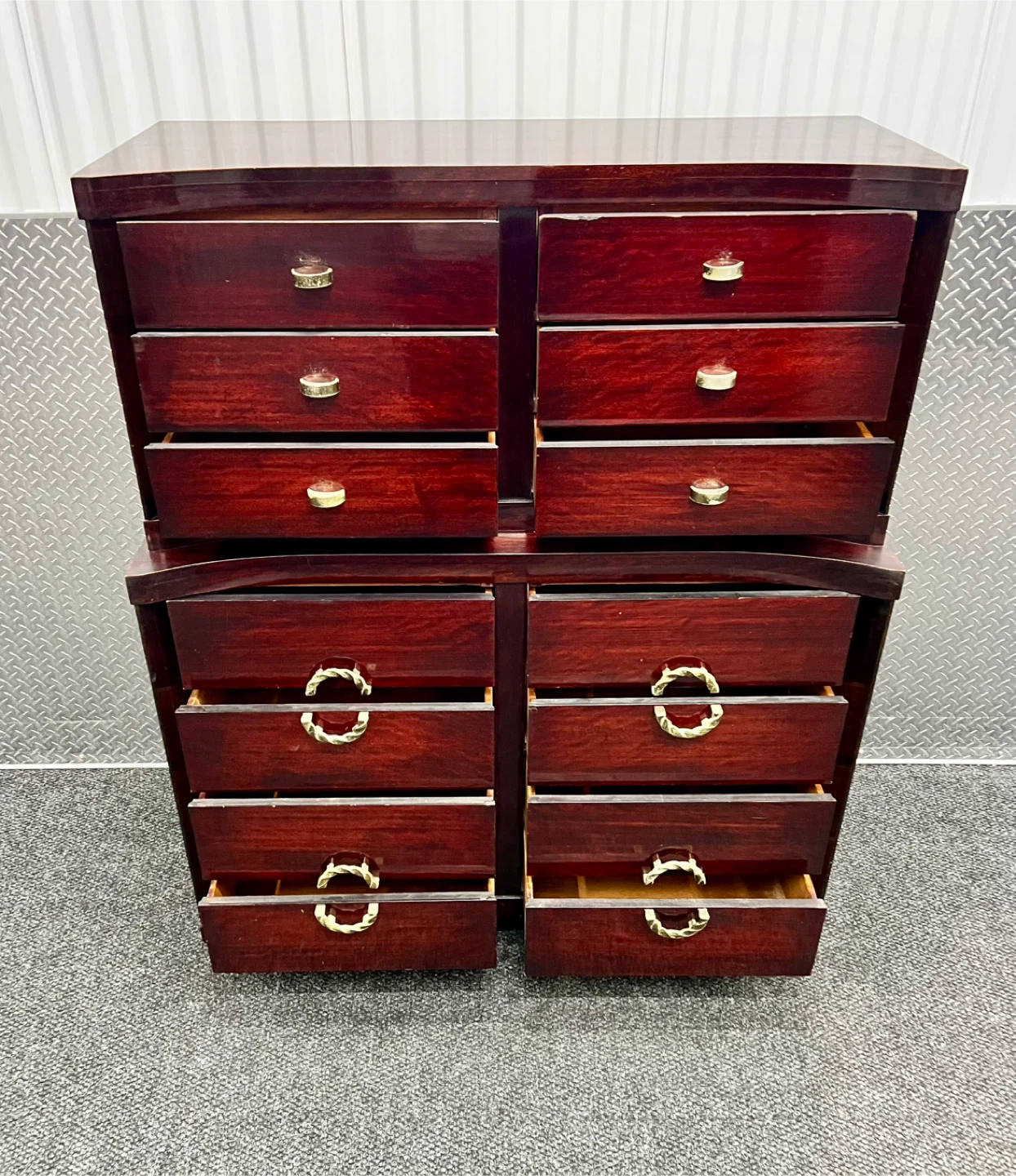 Bassett Hardwood Tall Dresser with Cherry Veneer (FREE DELIVERY) - photo 3