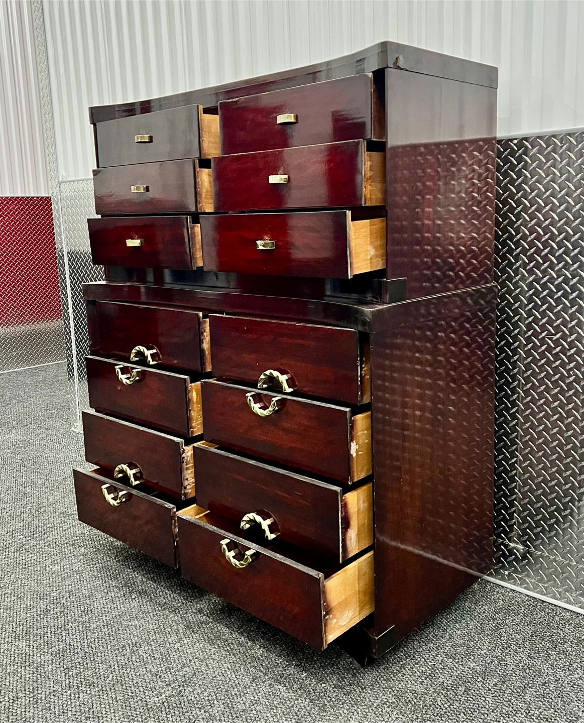 Bassett Hardwood Tall Dresser with Cherry Veneer (FREE DELIVERY) - photo 2