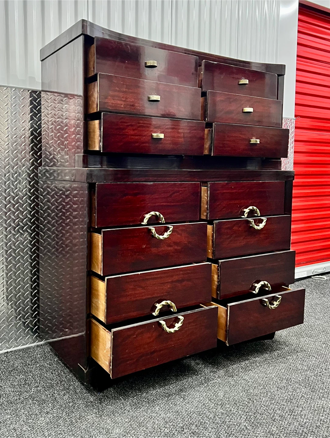 Bassett Hardwood Tall Dresser with Cherry Veneer (FREE DELIVERY) - photo 4