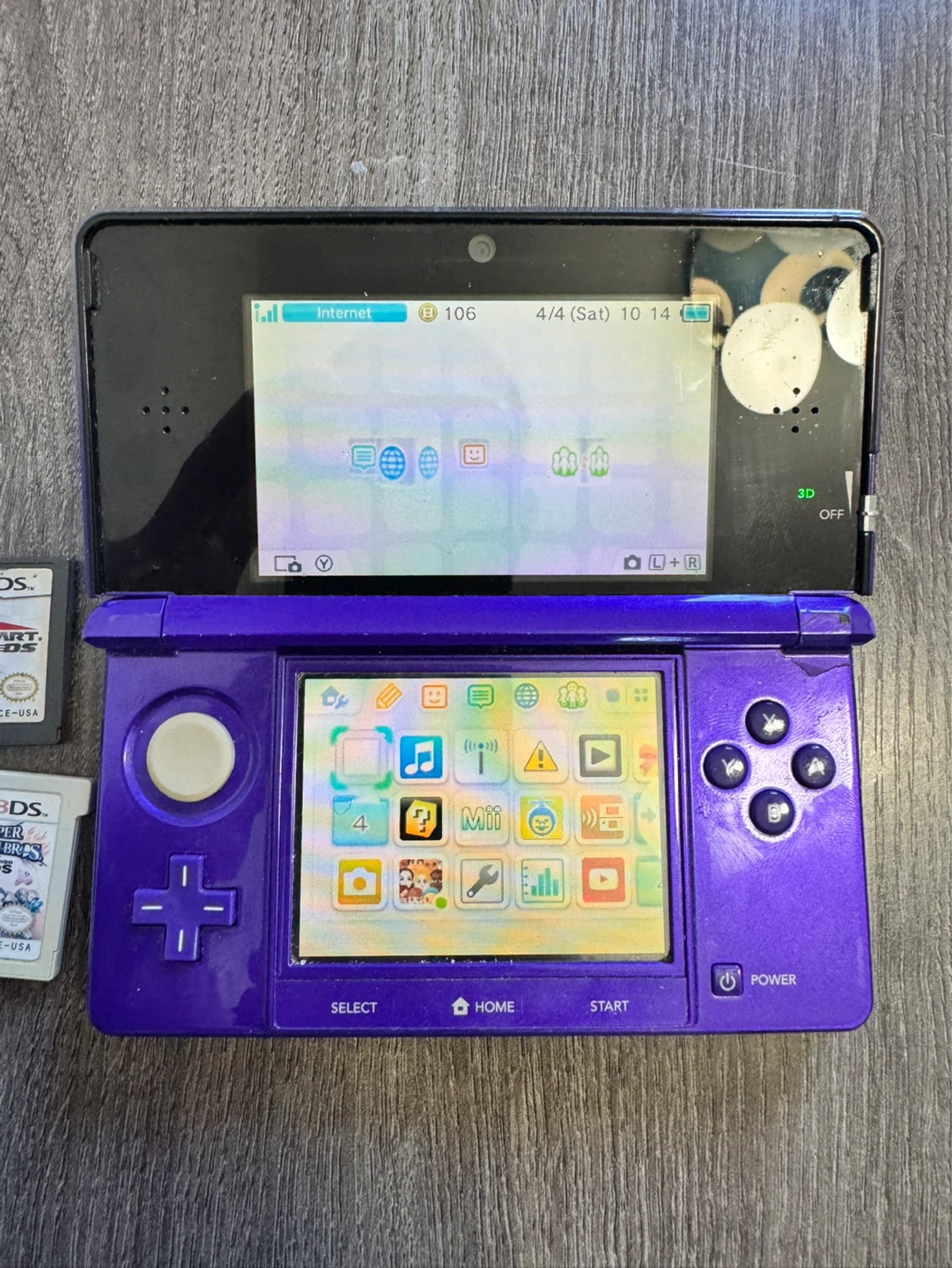 Nintendo 3DS Purple - photo 4
