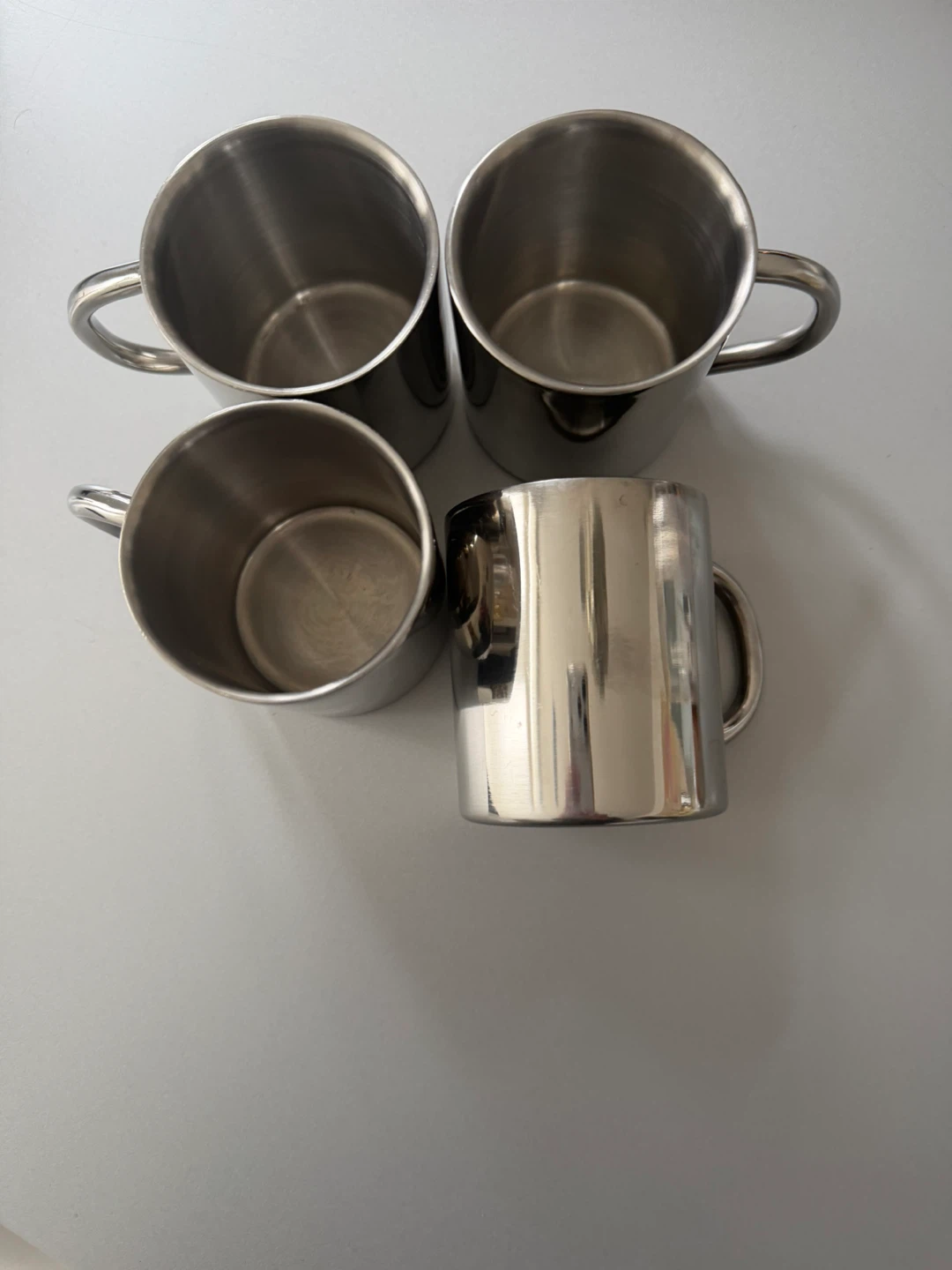 Set of 4 Stainless Steel Thermal Mugs- PC Brand