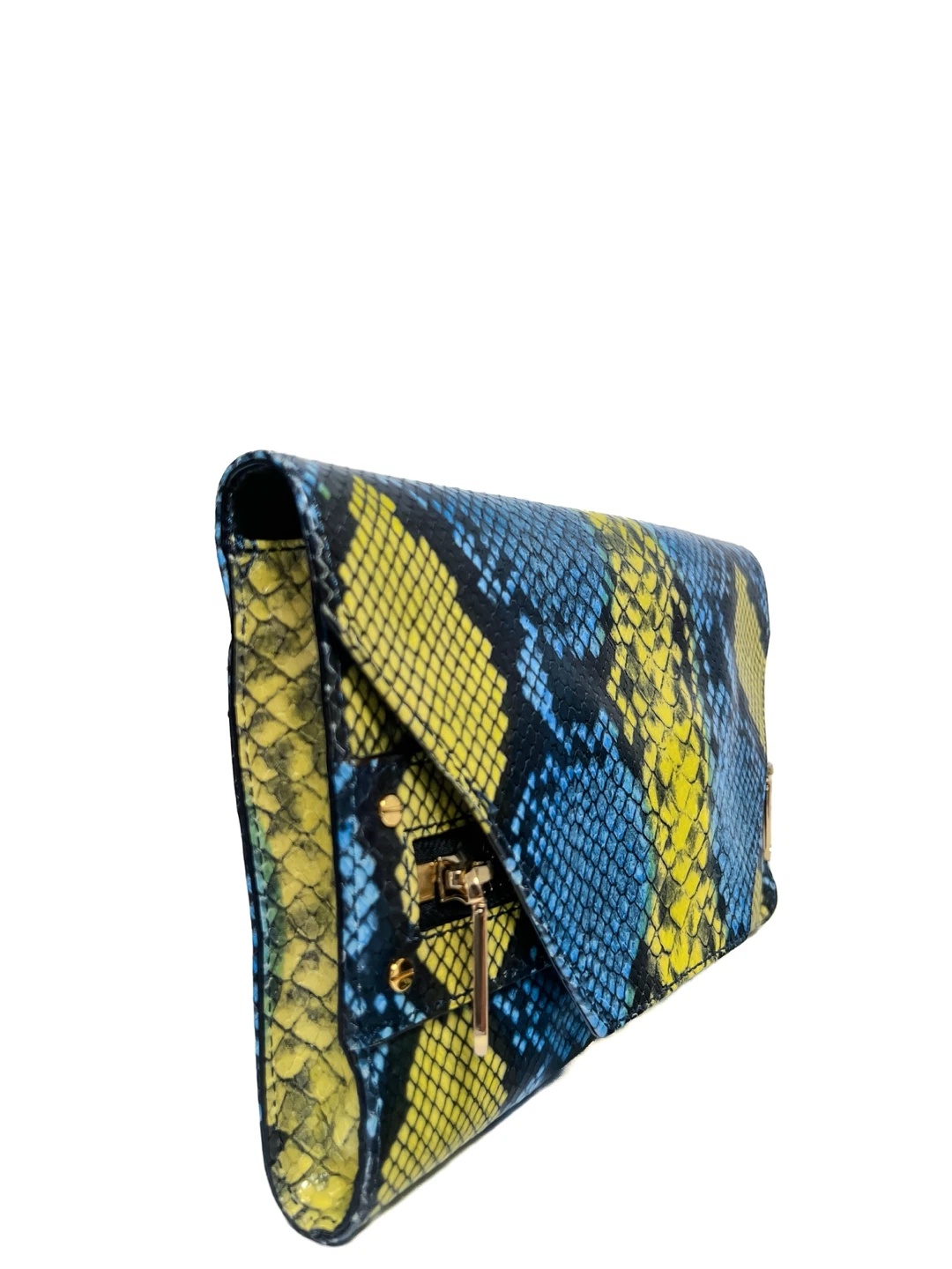 MILLY SNAKESKIN SHOULDER CLUTCH BAG NWT - photo 4